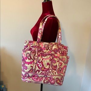Vera Bradley Go Around Tote. Paisley Meets Plaid.